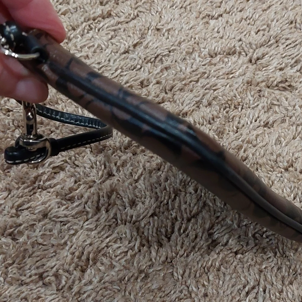 COACH Heritage Stripe Chelsea Wristlet